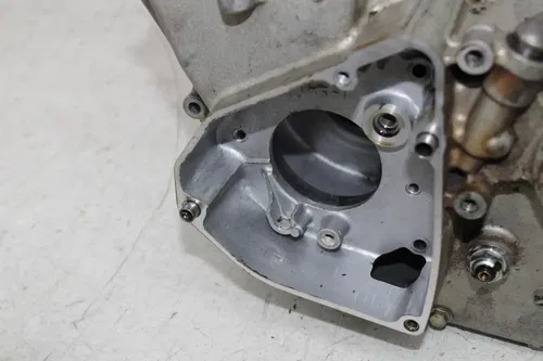 07 KAWASAKI KX250F ENGINE MOTOR CRANKCASE CRANK CASES BLOCK (SEE DESCP)