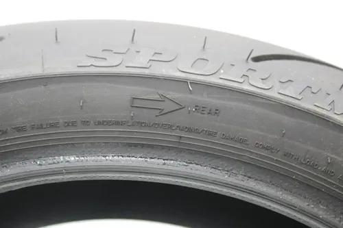DUNLOP SPORTMAX 190/55 ZR17 M/C 75W REAR BACK TIRE (TREAD:6/32NDS)