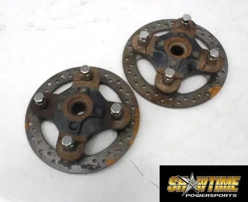 14-22 Polaris Rzr Xp 1000 Eps rear back left right Wheel Hub hubs rotors set