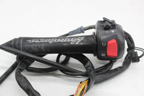 01-07 SUZUKI HAYABUSA RIGHT CONTROL OFF START SWITCH SWITCHES THROTTLE CABLE