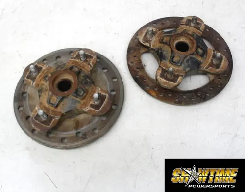 17 POLARIS RZR XP 1000 EPS REAR BACK WHEEL LEFT RIGHT HUB ROTOR SET