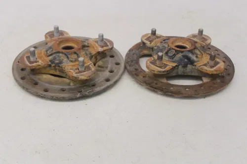 17 POLARIS RZR XP 1000 EPS REAR BACK WHEEL LEFT RIGHT HUB ROTOR SET
