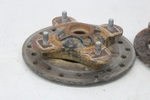 17 POLARIS RZR XP 1000 EPS REAR BACK WHEEL LEFT RIGHT HUB ROTOR SET