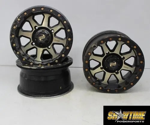 19-21 POLARIS RZR 1000 TURBO TUSK FRONT REAR WHEELS RIMS (SEE DECP)