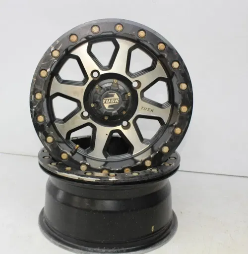 19-21 POLARIS RZR 1000 TURBO TUSK FRONT REAR WHEELS RIMS (SEE DECP)