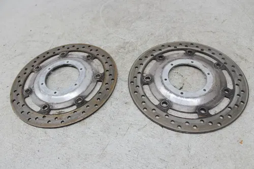 2002 Honda VTX1800C Cast FRONT LEFT RIGHT BRAKE ROTORS DISCS