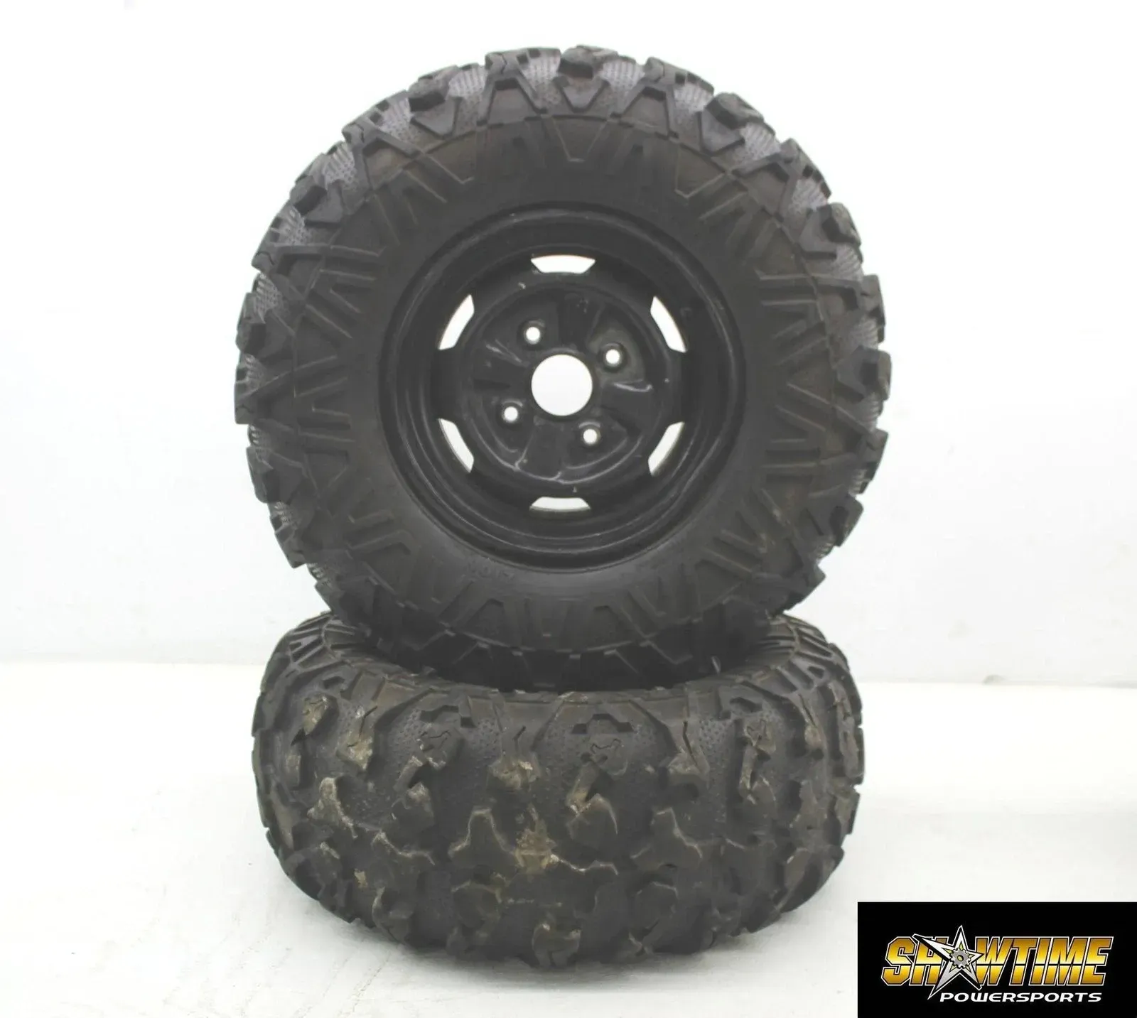 05-07 SUZUKI KING QUAD 700 LTA700X FRONT WHEELS RIMS SET 12x6