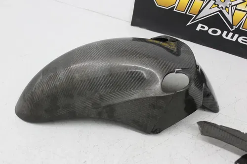 93-01 KAWASAKI NINJA ZX11 FRONT WHEEL FENDER COWL FAIRING W/CHAIN GUARD