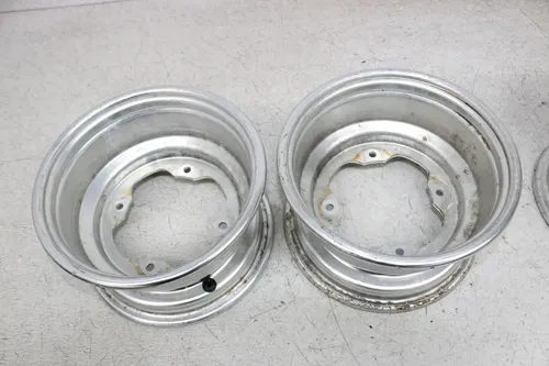 01-05 YAMAHA RAPTOR 660 FRONT RIGHT WHEEL WHEELS RIMS SET