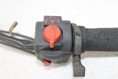 81 HONDA CBX1000 SUPER SPORT RIGHT CLIP ON HANDLE KILL OFF START SWITCH W/ GRIP