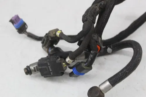 07-11 Harley-davidson Sportster Xl1200c gas Fuel Injector injectors rail harness