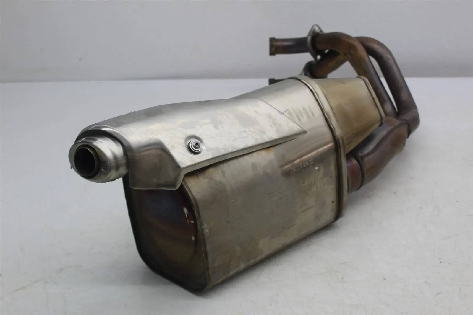 17-19 KAWASAKI NINJA EX650 EXHAUST MUFFLER SILENCER HEADER PIPE (READ)