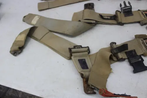 17 POLARIS RZR XP 1000 EPS DRAGONFIRE FRONT LEFT RIGHT SEAT BELT SET (READ)