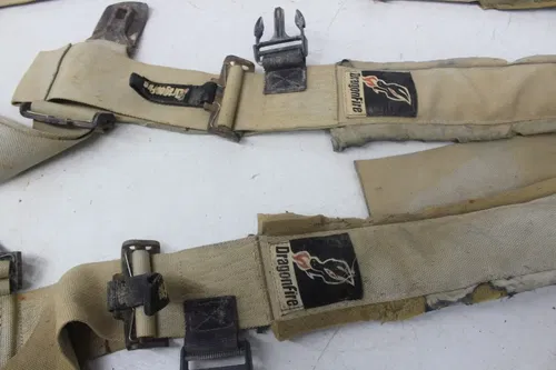 17 POLARIS RZR XP 1000 EPS DRAGONFIRE FRONT LEFT RIGHT SEAT BELT SET (READ)