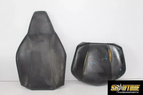 08 POLARIS RZR 800  SEAT BACKREST FRONT SEAT PADS UPPER LOWER SET