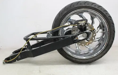 04-06 YAMAHA YZF R1 MCINTOSH REAR WHEEL FRONT HUB FAT TIRE EXTENDED SWING ARM