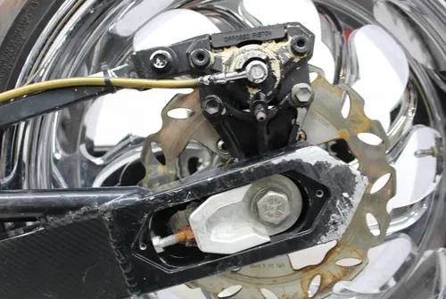 04-06 YAMAHA YZF R1 MCINTOSH REAR WHEEL FRONT HUB FAT TIRE EXTENDED SWING ARM