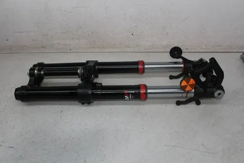 22-24 KTM RC 390 WP APEX FRONT FORKS TRIPLE TREE CLAMP FORK TUBES (NICE)