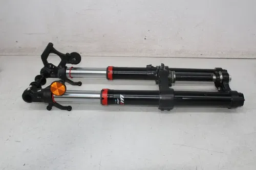 22-24 KTM RC 390 WP APEX FRONT FORKS TRIPLE TREE CLAMP FORK TUBES (NICE)