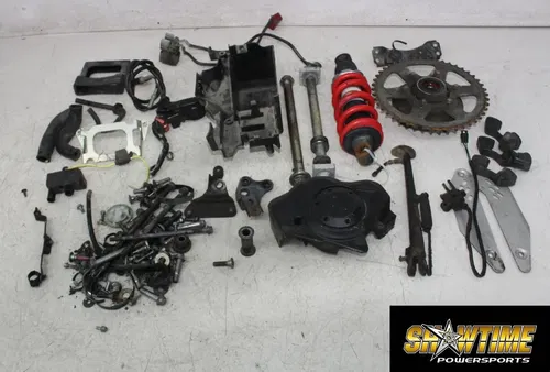 09-11 KAWASAKI NINJA 650 EX650 PARTS HARDWARE SPROCKET SHOCK CLUTCH PERCH AXLE