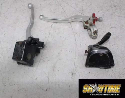 03-08 SUZUKI QUADSPORT LTZ400 FRONT BRAKE MASTER CLUTCH LEVER THUMB THROTTLE