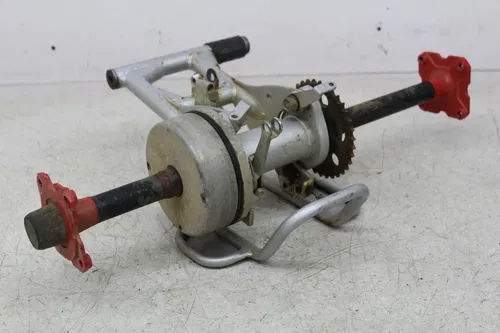 06 POLARIS PREDATOR 90 REAR AXLE BACK WHEEL PIVOT BOLT SHAFT HUB SPROCKET ASSEM