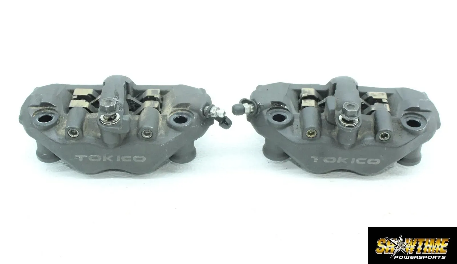 07-12 HONDA CBR600RR RIGHT LEFT FRONT BRAKE CALIPER SET PAIR CALIPERS