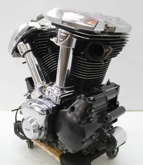 99-03 YAMAHA ROAD STAR XV1600 ENGINE MOTOR HEAD CASES CRANK STRONG RUNNER TESTED
