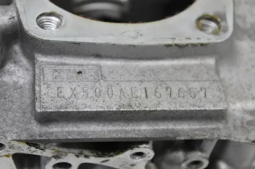 1996 KAWASAKI VULCAN 500 EN500A ENGINE MOTOR CRANKCASE CRANK CASES BLOCK