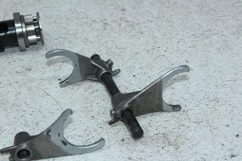 86-87 KAWASAKI NINJA 1000R ZX1000A ENGINE TRANSMISSION GEAR SHIFTER CAM FORKS