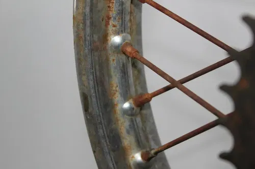 74-77 SUZUKI TC185 REAR BACK WHEEL RIM SLIGHT WOBBLE