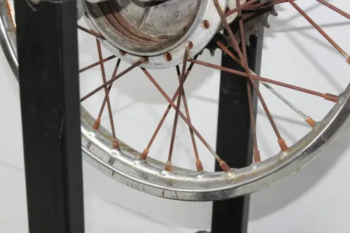 74-77 SUZUKI TC185 REAR BACK WHEEL RIM SLIGHT WOBBLE