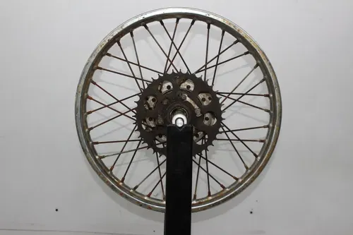 74-77 SUZUKI TC185 REAR BACK WHEEL RIM SLIGHT WOBBLE