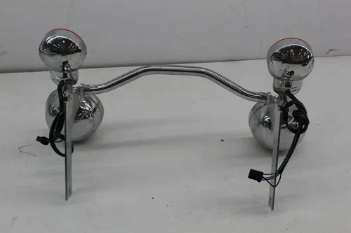 07-11 HARLEY-DAVIDSON ELECTRA GLIDE FLHTCUI FRONT HEAD FOG LIGHT SIGNAL BAR