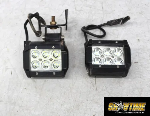 19-21 POLARIS RZR 1000 TURBO FRONT PILOT FOG HEADLIGHT HEAD LIGHT LAMP SET