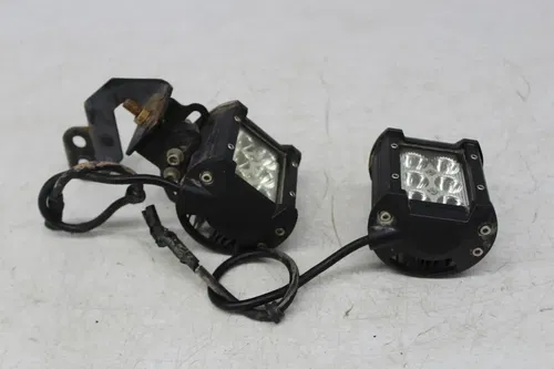 19-21 POLARIS RZR 1000 TURBO FRONT PILOT FOG HEADLIGHT HEAD LIGHT LAMP SET