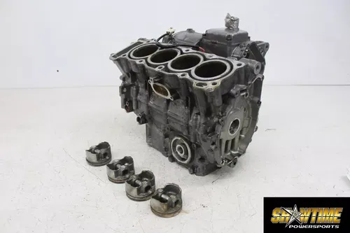 03-05 R6 06-09 R6S YAMAHA YZF R6 ENGINE MOTOR CRANKCASE CRANK CASES PISTONS