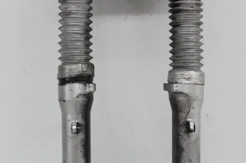 22-23 ROYAL ENFIELD SCRAM 411 FRONT END FORKS TRIPLE TREE CLAMP FORK TUBES