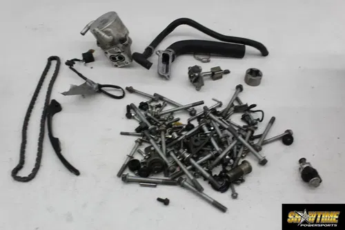 06-07 KAWASAKI NINJA ZX10R ENGINE MOTOR PARTS HARDWARE OIL RESERVOIR CHAIN BOLTS