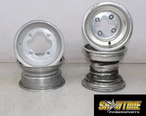 02 HONDA SPORTRAX 400 TRX400EX ITP FRONT REAR BACK WHEELS RIMS SET (SEE DESCP)