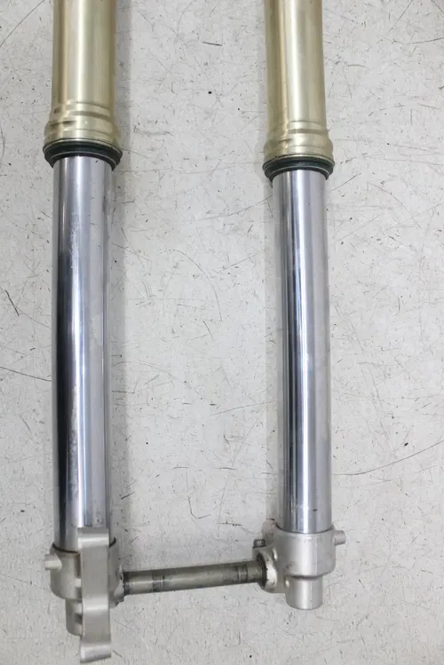 17 YAMAHA YZ125 FRONT END FORKS TRIPLE TREE CLAMP FORK TUBES (NICE)