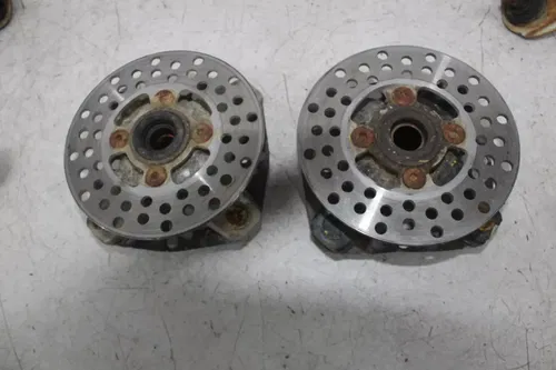 87-90 YAMAHA WARRIOR 350 FRONT UPPER LOWER RIGHT LEFT CONTROL A ARM HUBS ASSY