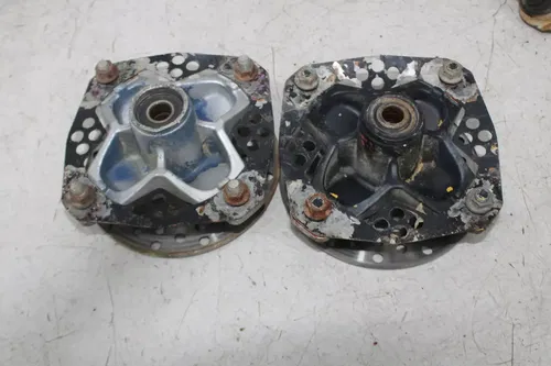 87-90 YAMAHA WARRIOR 350 FRONT UPPER LOWER RIGHT LEFT CONTROL A ARM HUBS ASSY