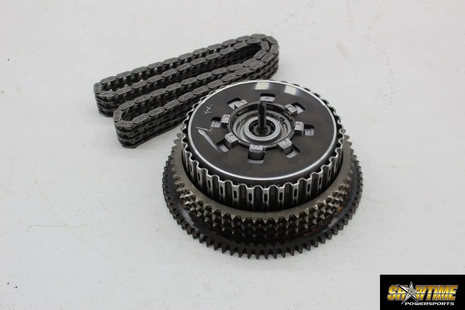 08-10 BUELL FIREBOLT XB12R CLUTCH BASKET HUB PRESSURE PLATE ASSEMBLY CHAIN