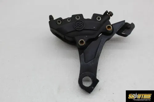 07-11 HARLEY-DAVIDSON STREET GLIDE FLHX REAR BACK BRAKE CALIPER W MOUNT BRACKET