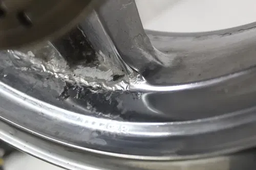 93-01 Kawasaki Ninja Zx11 chrome Rear Wheel Back Rim (straight) *read*