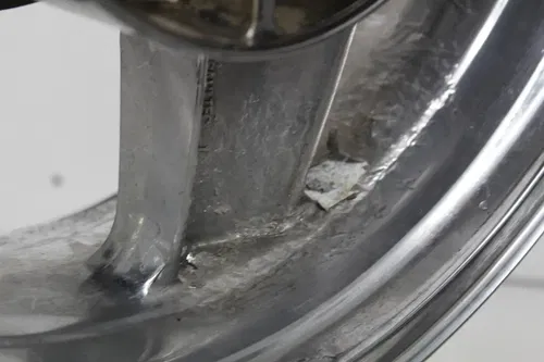 93-01 Kawasaki Ninja Zx11 chrome Rear Wheel Back Rim (straight) *read*