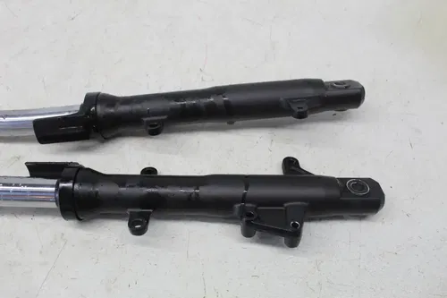 08-12 KAWASAKI NINJA EX250R FRONT FORKS SHOCK SUSPENSION PAIR FORK TUBES BENT