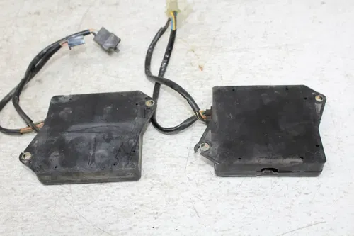 86-88 SUZUKI CAVALCADE 1400 GV1400GT ECU COMPUTER CONTROLLER BLACK BOX ECM PAIR