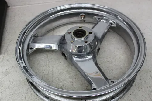 00-01 KAWASAKI NINJA ZX12R CHROME FRONT REAR WHEELS WHEEL PAIR
